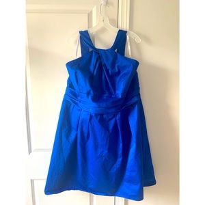 David’s Bridal, size 24, semi formal dress, blue